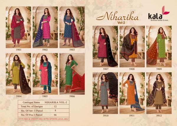 Kala Niharika Vol-2 – Kurti Pant With Dupatta